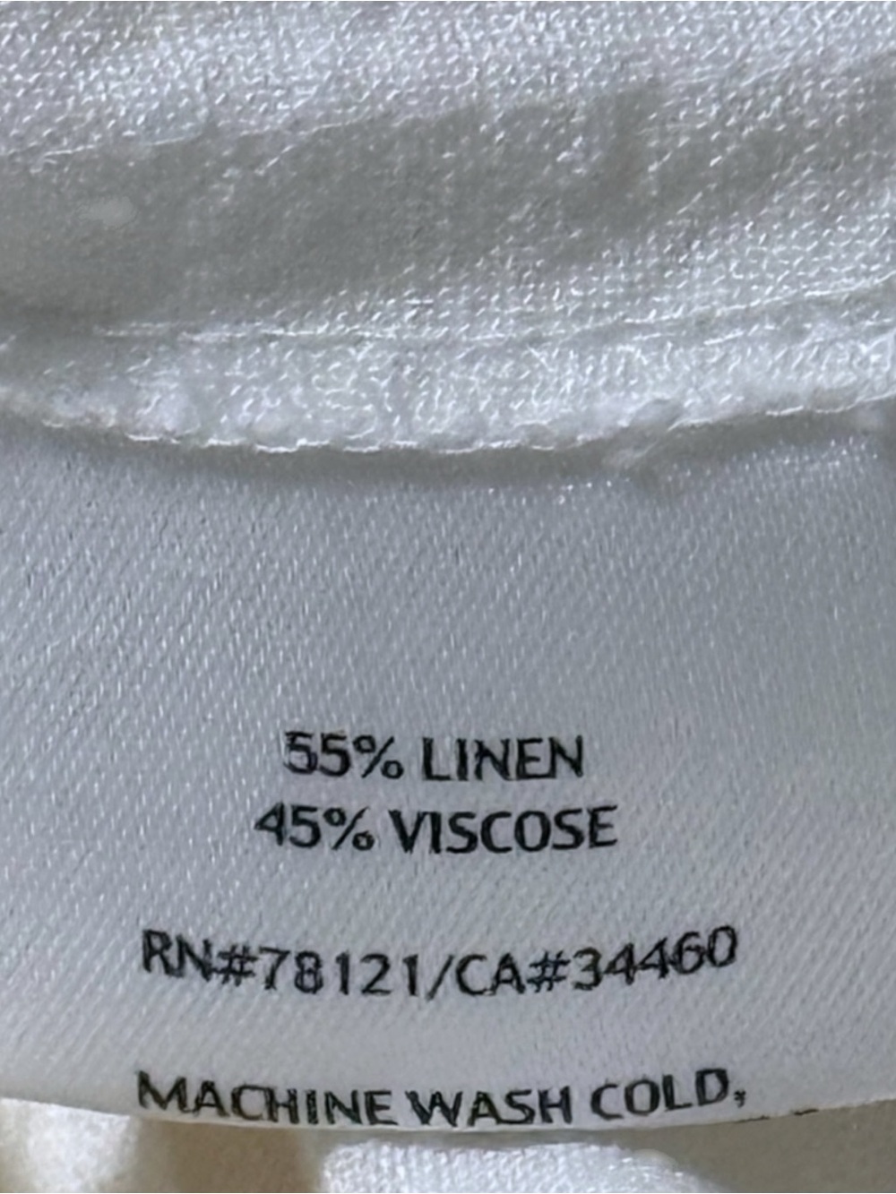 Eileen Fisher Light Ivory Linen Viscose Wide Leg Pant Relaxed Fit Trousers Sz M - Picture 14 of 14